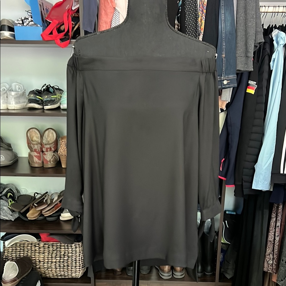 Black Off-Shoulder Blouse